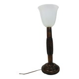 Brutalist art deco lamp
