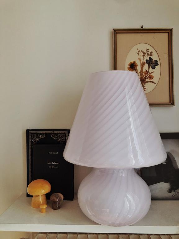 Murano mushroom lamp