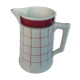 Pichet pot a lait faience de Gien carreaux