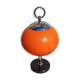 Desk lamp orange with black marble 1950 s base