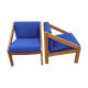 Paire de fauteuils années 70