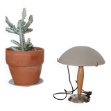 Vintage liner mushroom lamp