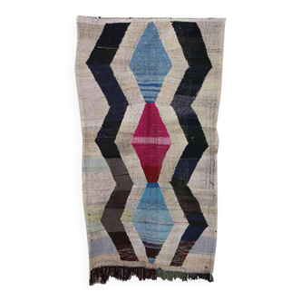 Kilim boucherouite. 146 x 256 cm