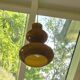 Brown suspension by Massimo Vignelli for Gino Vistosi, Murano.