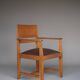 Oak Armchair by Henk Wouda for H. Pander & Zn., 1930s