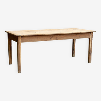 Table de ferme ancienne en chêne 180 cm de long