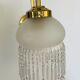 Vintage brass gooseneck wall lamp