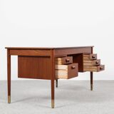 Midcentury Danish desk in teak by Børge Mogensen for Søborg Møbelfabrik 1960s