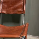 1960's tubular framed armchair