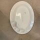 Grand plat barbotine citron