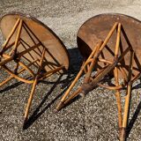 2 vintage tables