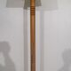 Vintage Scandinavian wooden floor lamp 1970