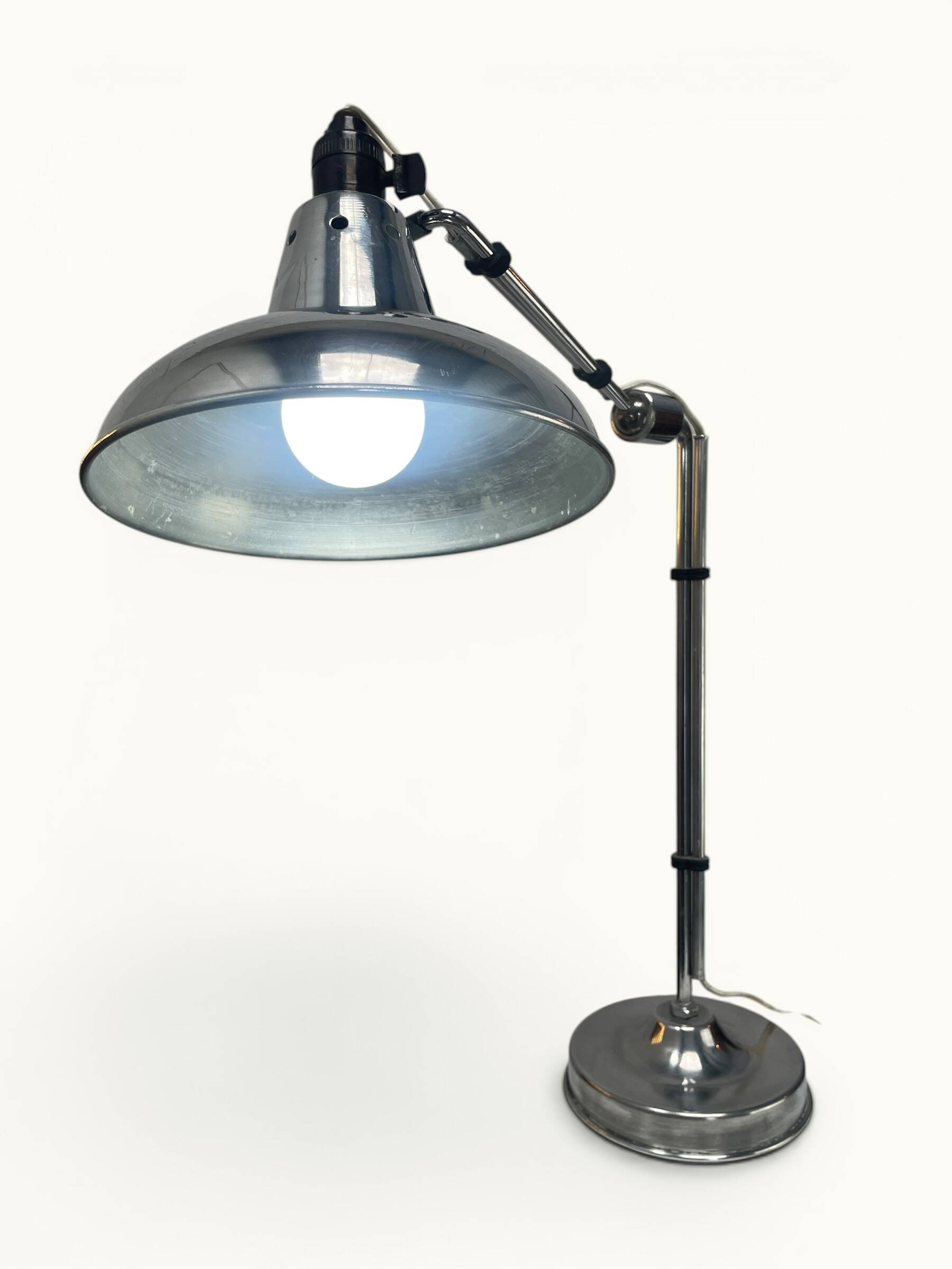 Houillon desk lamp, adjustable model ÉCLAIR no. 22 — 1930