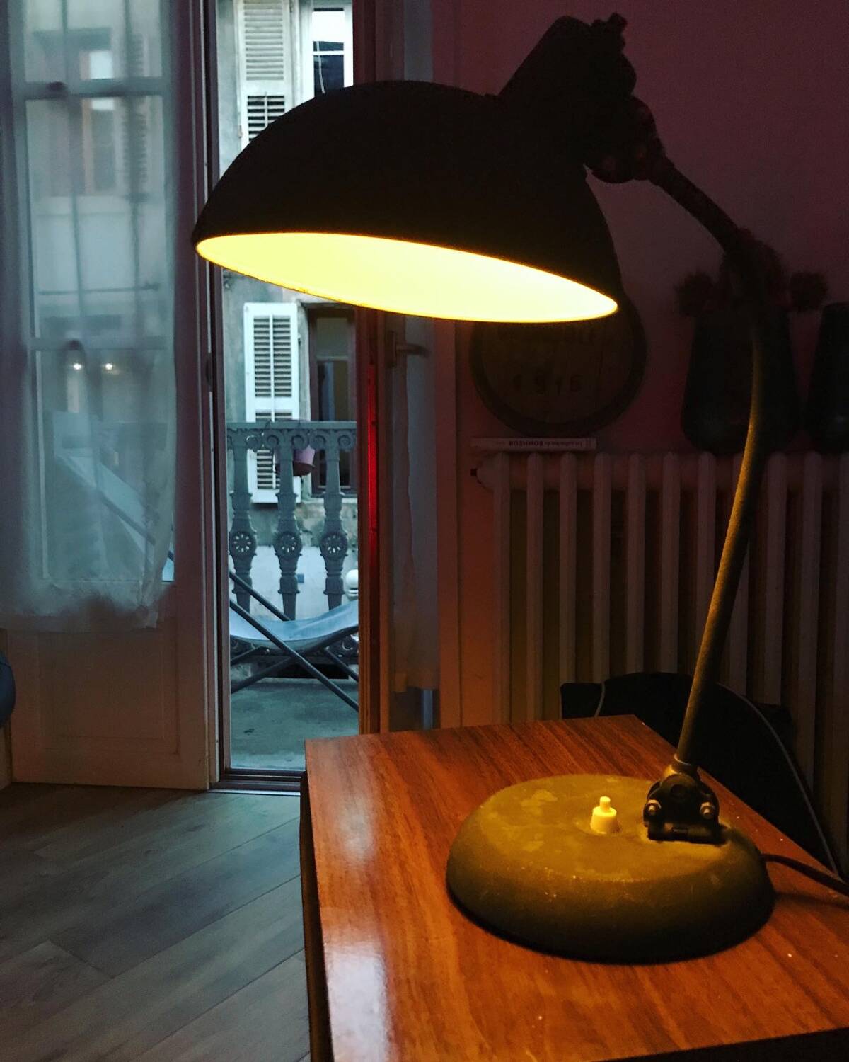 Lampe industrielle Bauhaus Design Début 20e siècle