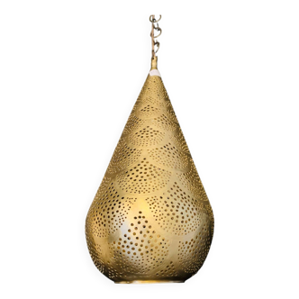 Golden brass pendant light