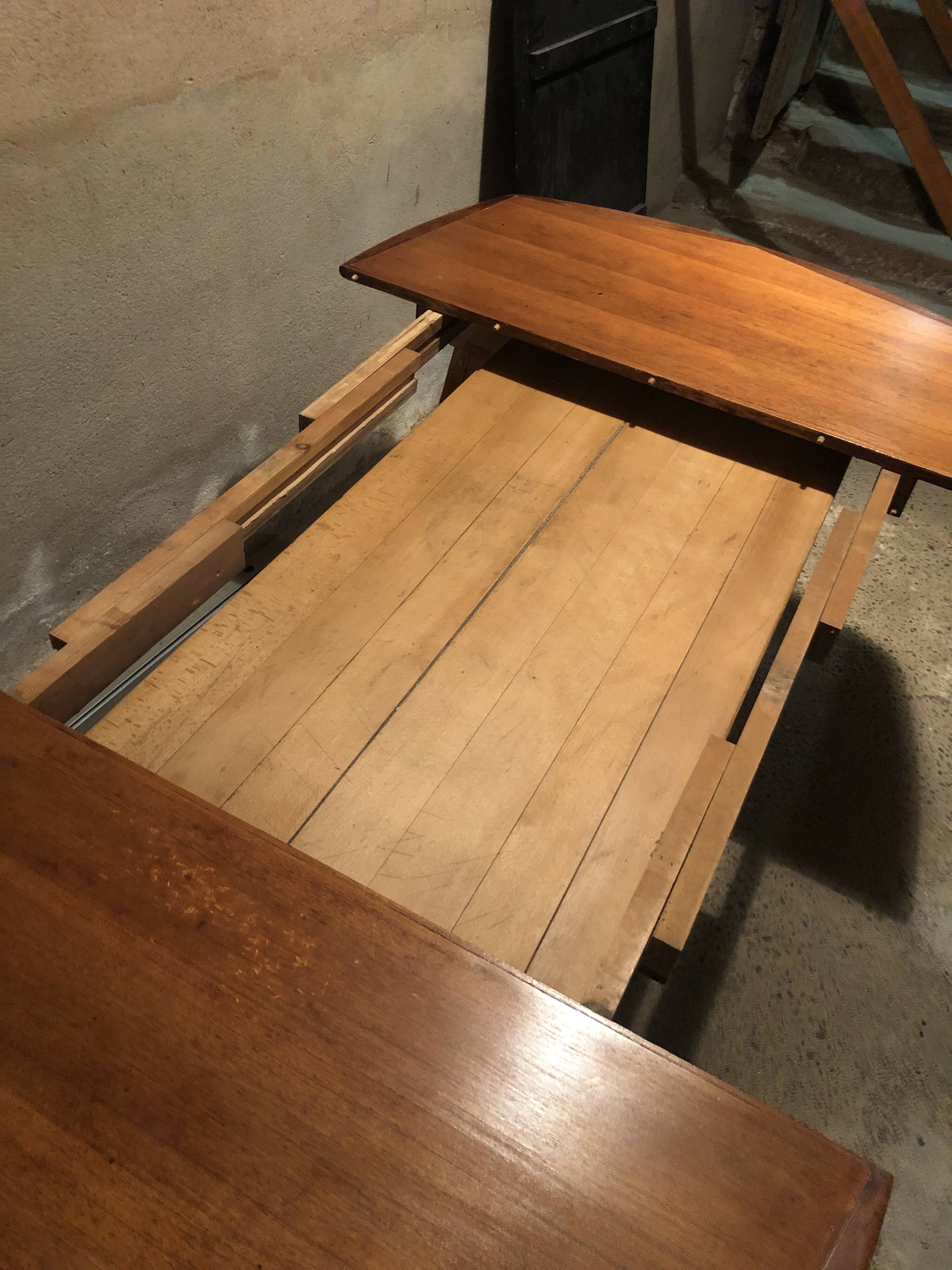 Scandinavian square dining table