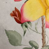 Watercolor with vintage roses