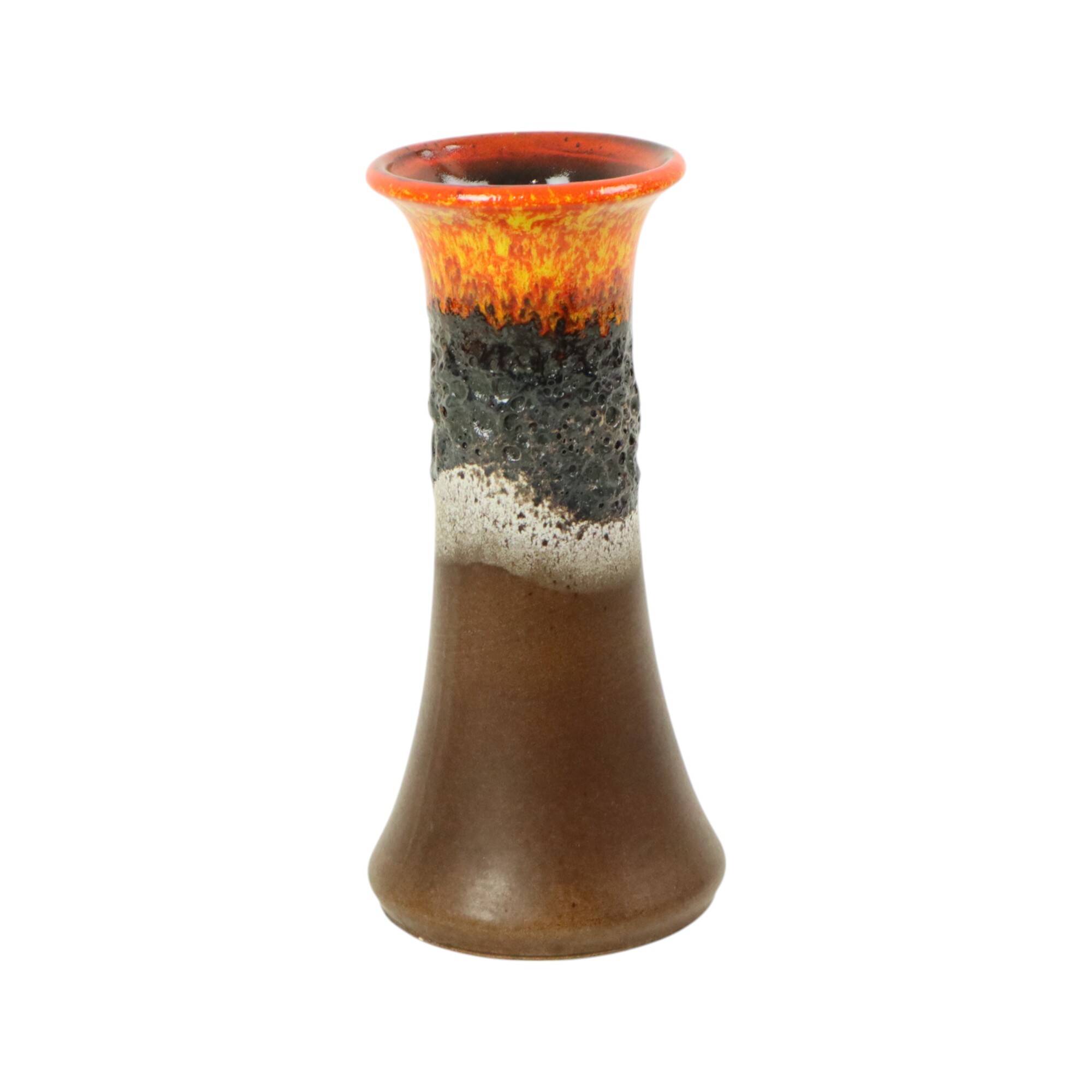 Vintage Jasba Vase Fat Lava West Germany Ceramics 02010-24