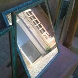 Vintage triptych mirror 82x57cm