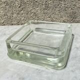 Empty pocket glass brick Lumax rare large model low vintage 60s
