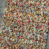 Vintage woven wool rug