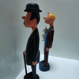 Tintin wooden characters