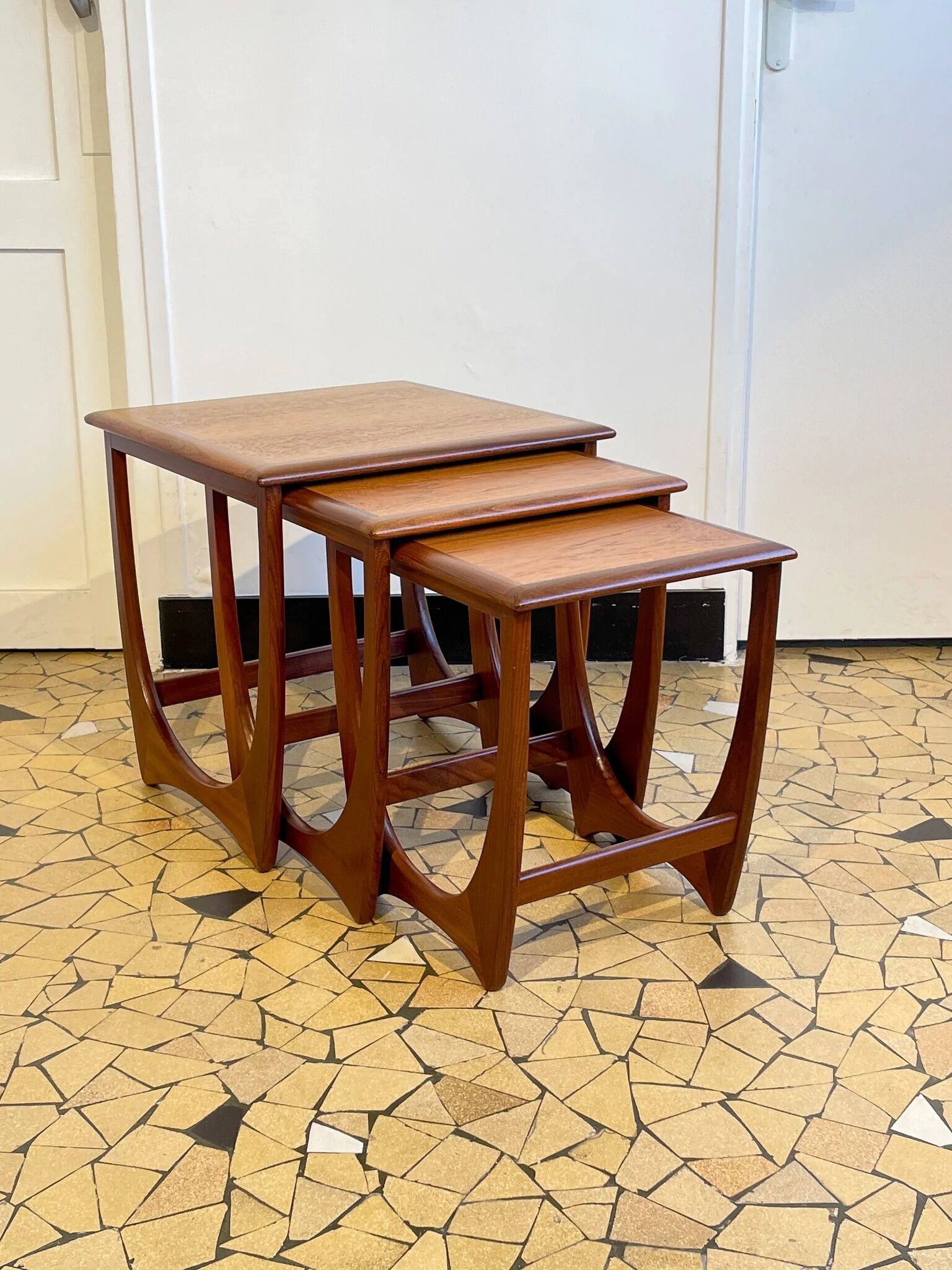 Teak trundle coffee table by Victor Wilkins for G-Plan
