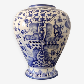 Hand-painted ceramic vase, Portugal