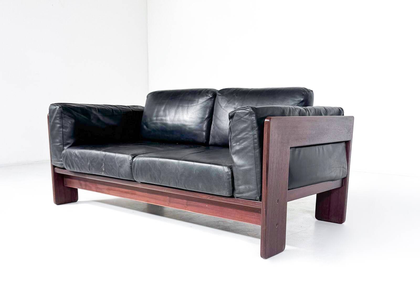 Mid-Century Modern Bastiano Two-Seater Sofa by Tobia Scarpa for Gavina, 196