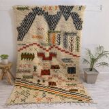 Handmade wool Berber rug 250 X 150 CM