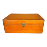 Wooden sewing box