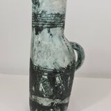 large pitcher by Jacques Blin with abstract patterns