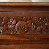 Solid walnut chest of drawers, early 20th century
