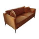 Elico sofa from Moulins – French manufacturing – Caramel colour