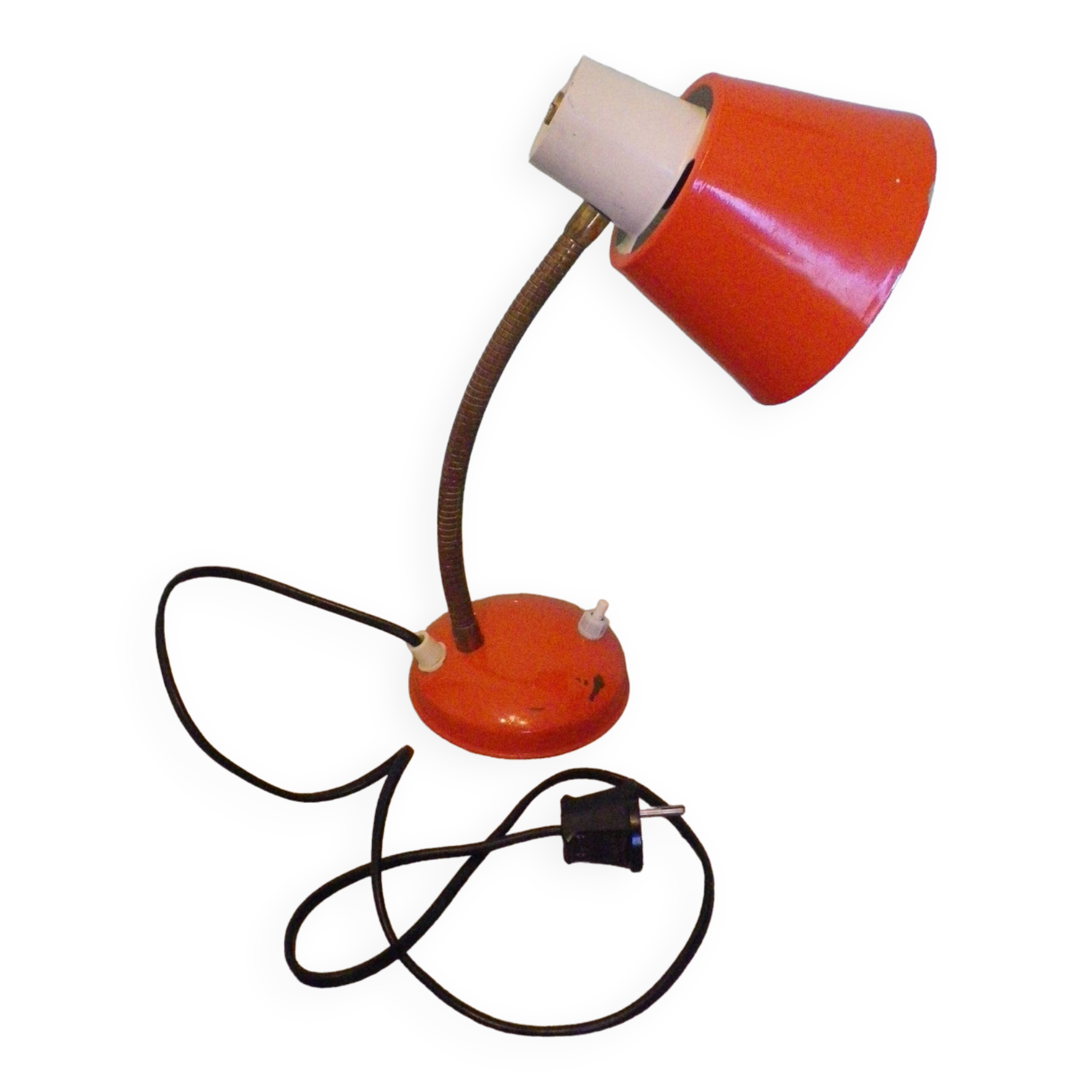 Table lamp, tiltable, metal, 70s