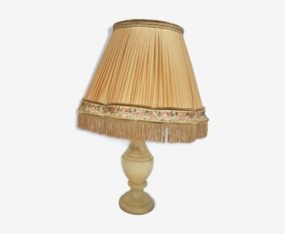 Lampe à poser en albâtre vintage