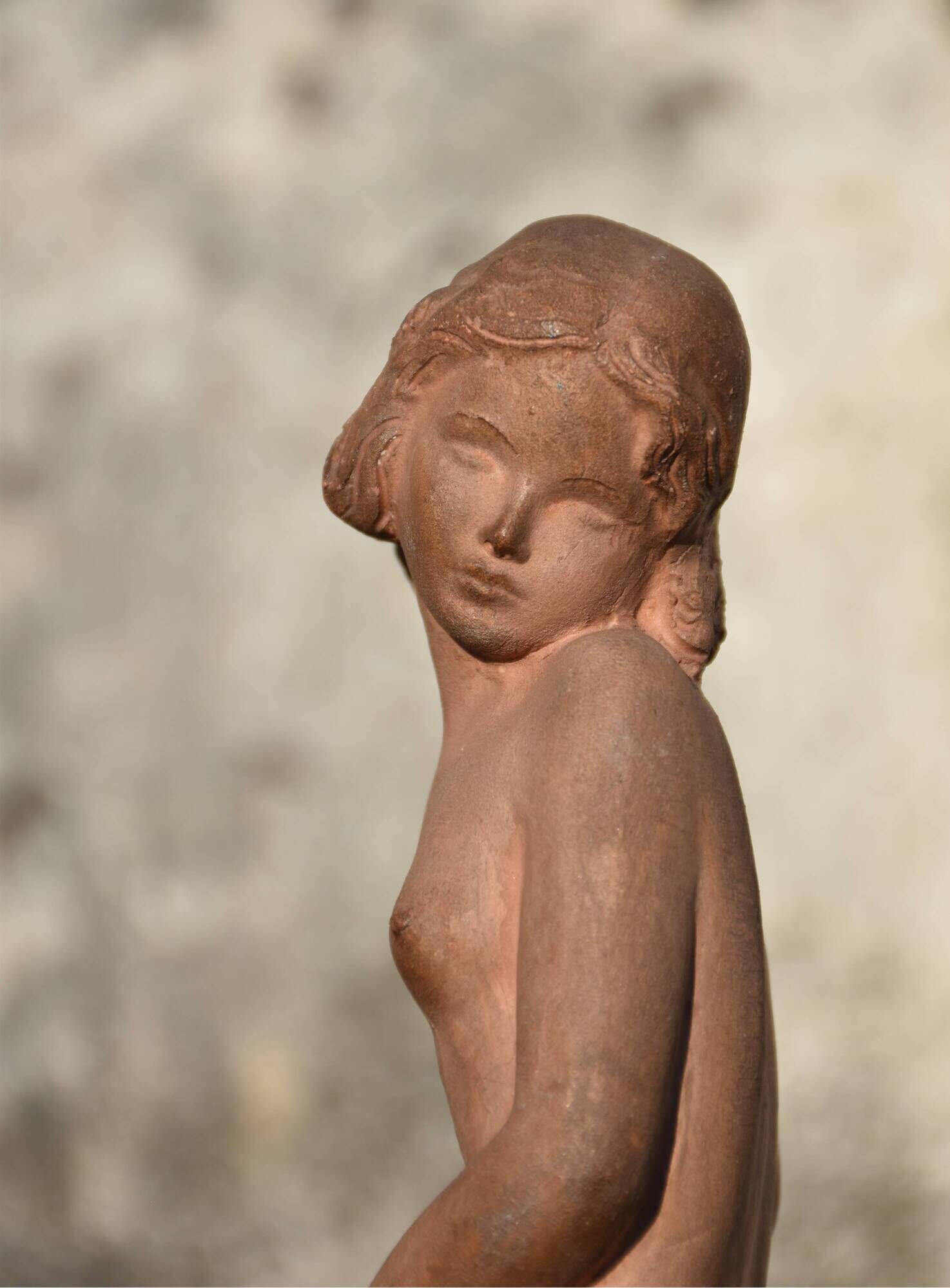 Ignacio gallo (valladolid 1887 - paris 1956), nude woman on knees (circa 1925)