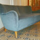 Sofa sofa 3 seats 50/60s Danish sculptural