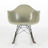Seafoam Herman Miller Vintage Original Eames RAR Rocking Arm Chair