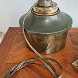19th century Empire style gilded bronze cassolette lamp