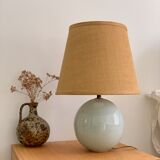 Porcelain lamp signed