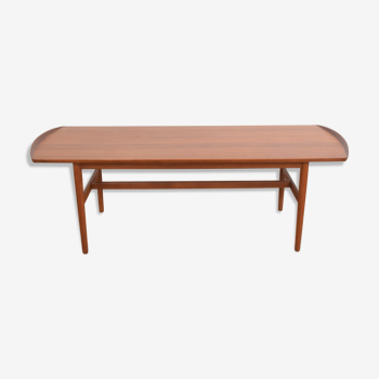 Mid-century danish teak coffee table from bovirke, 1960s.