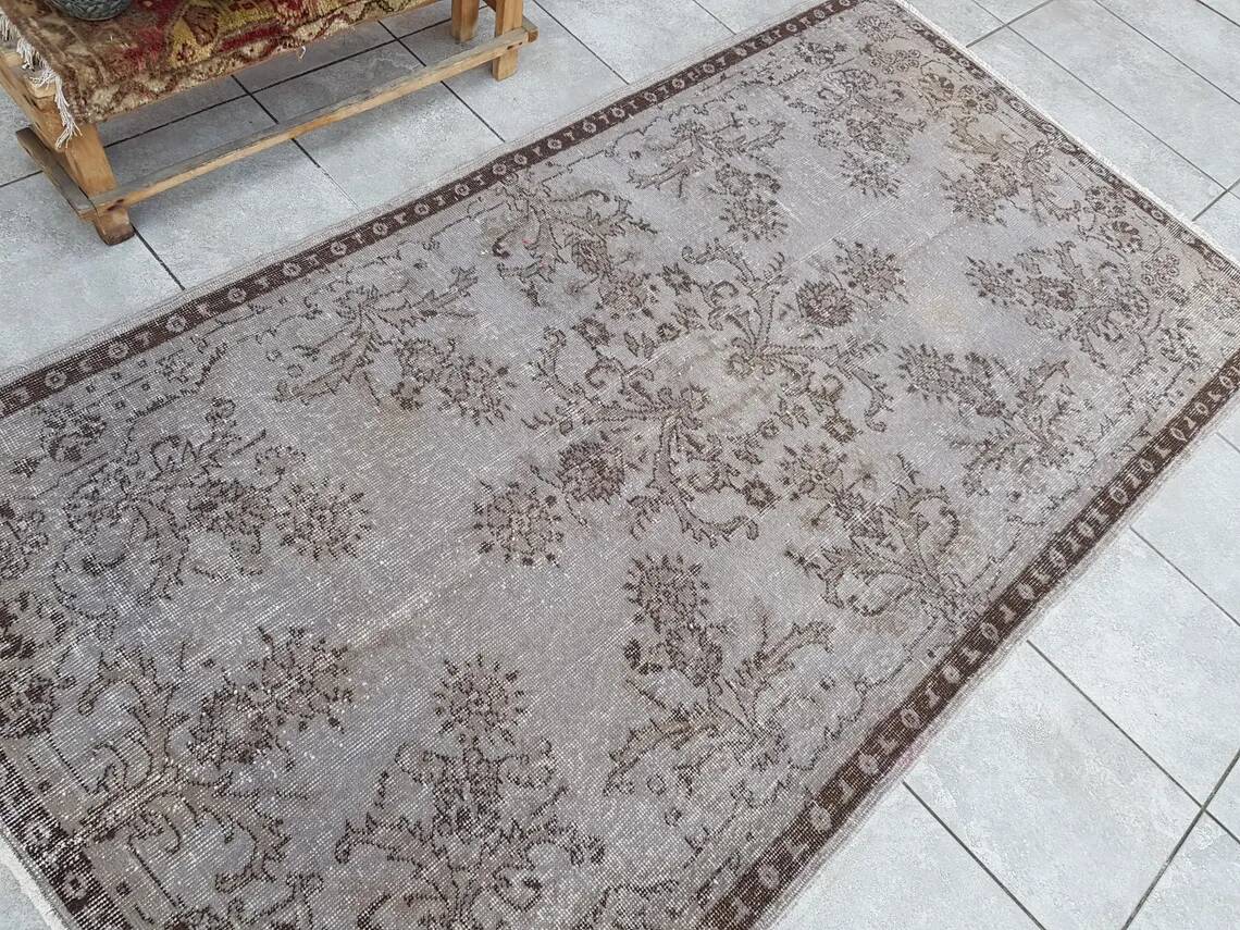 Tapis Oushak antique bohémien sku v772