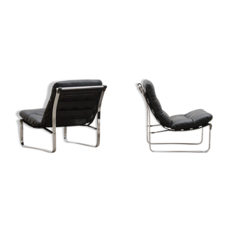 Set of 2 sling chairs by Ico Parisi for MIM Roma, Italy 60’s.