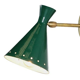 Pair of wall light apply cocotte green duck