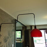 Articulated stem wall lamp Egoluce 1970