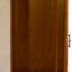 Parisian wardrobe in natural blond mahogany from the 1960s
