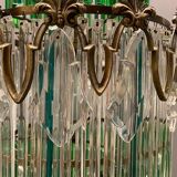 Lustre en cristal italien vintage années 1940