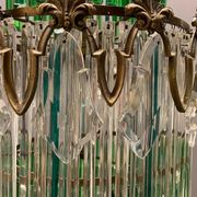 Vintage Italian Crystal Chandelier, 1940s