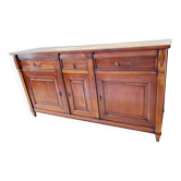 Buffet enfilade in Directoire style, made of cherry wood.
